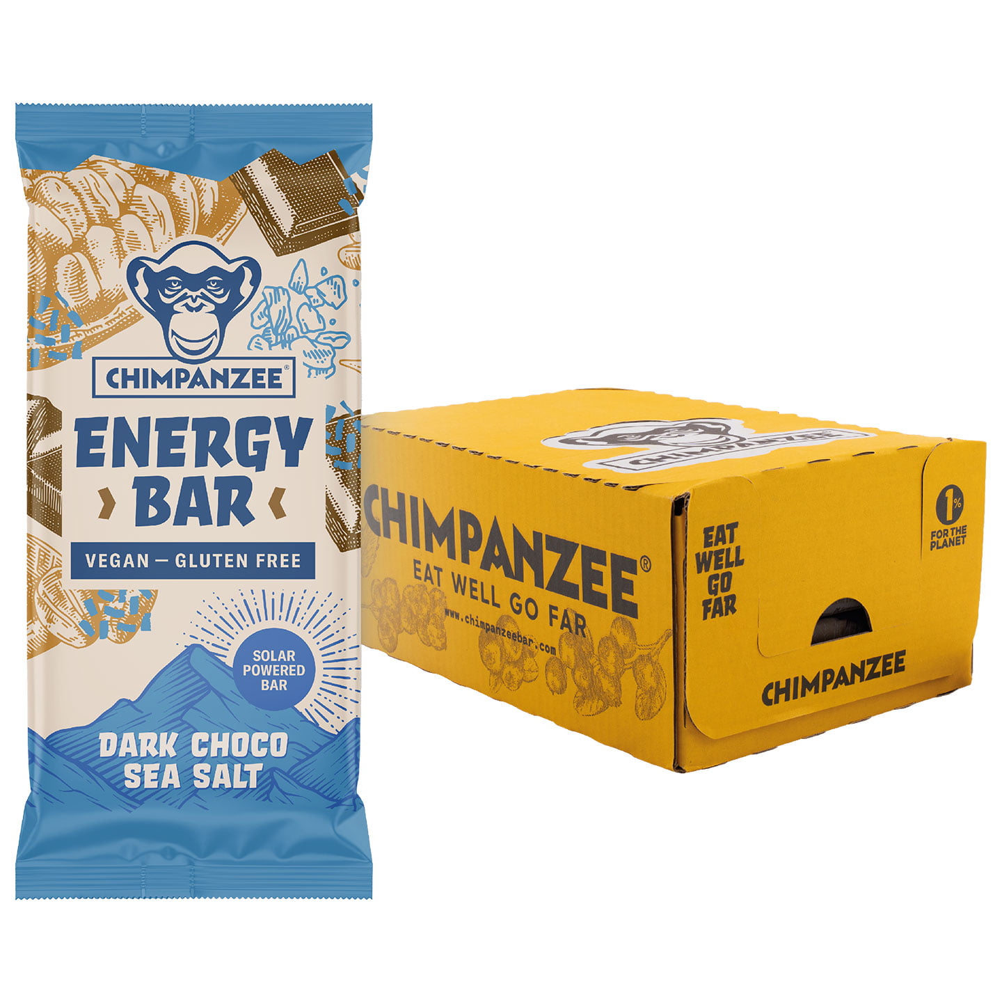 Bar Dark Chocolate & Sea Salt 15 pcs/ctn